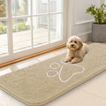 OLANLY Dog Door Mat for Muddy Paws 59x20, Paw Print Design Chenille Mud Mat by OLANLY