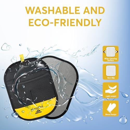2 Pack Pet Hair Removal Glove for Dogs & Cats - Image 5
