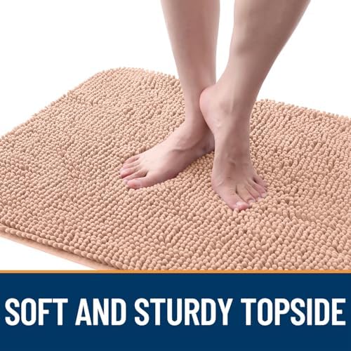 OLANLY Dog Door Mat for Muddy Paws 40x32, Super Absorbent Chenille Mud Mat - Image 4