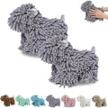 Chenille Dog Hand Towel Fuzzy Ball Dog Towel Animal Hand Towels by FAGOBI
