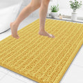 Smiry Bathroom Rugs 48X32, Extra Soft Rubber Backing Chenille Bath Mats by Smiry