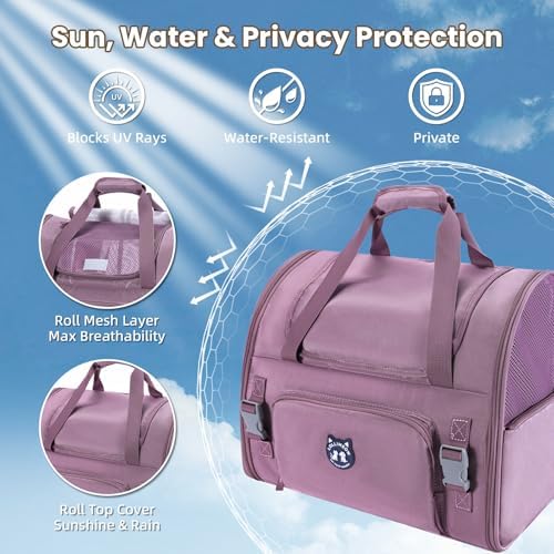 Lollimeow Expandable Large Cat Carrier Backpack, Supports up to 22 lbs - Image 4