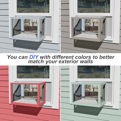GDLF Cat Window Box, Mosquito Proof Cat Window Catio, Min Height 20" - Image 6
