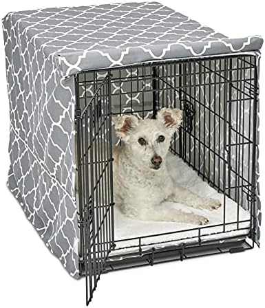 MidWest Homes for Pets Medium Dog Crate Cover Featuring Teflon Fabric Protector by NewWorldPetProducts
