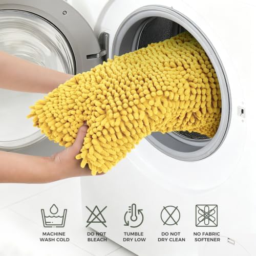 Bcoimo 48x30 Chenille Bath Mat – Non-Slip - Image 5