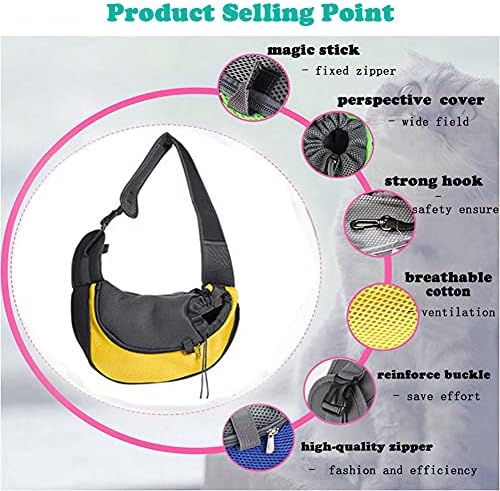 Love Dream Dog Sling Carrier for Small Dogs Cat Puppy Crossbody Bag Carrier - Image 4