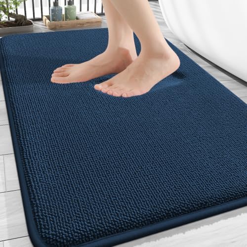 OLANLY Thick Memory Foam Bathroom Rugs 34x21, Soft Absorbent Bath Mat by OLANLY