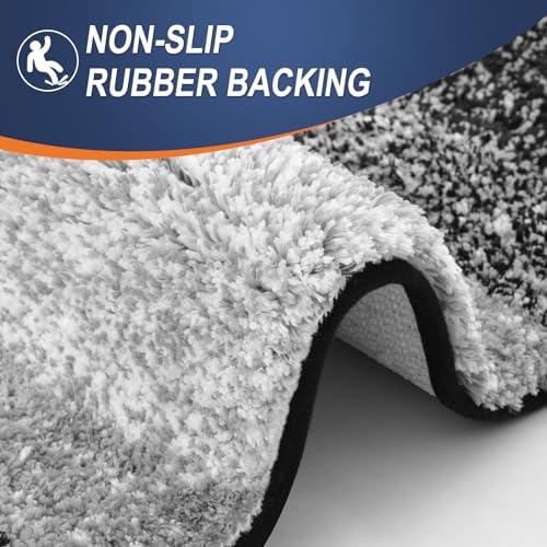 OLANLY Large Bathroom Rugs 47x32, Extra Soft Absorbent Microfiber Bath Rugs - Image 4