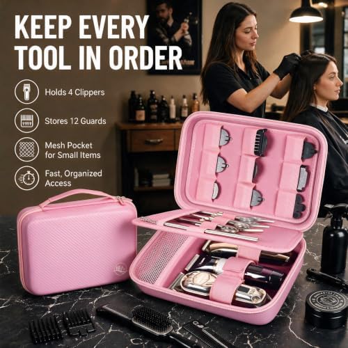 Boobowl Barber Accessories Bag for Clippers and Supplies, Hair Clipper Box - Image 3