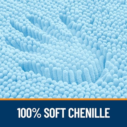 OLANLY Bathroom Runner Rugs 70x24, Extra Soft Absorbent Chenille Bath Rugs - Image 3