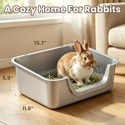Rabbit Litter Box, Extra Large Bunny Litter Box - Image 7