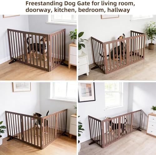 ZJSF Freestanding Indoor Dog Gate - Image 4
