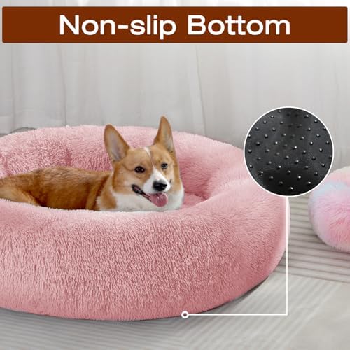 JOLLYVOGUE Dog & Cat Bed, Calming Anti-Anxiety Pet Bed - Image 4