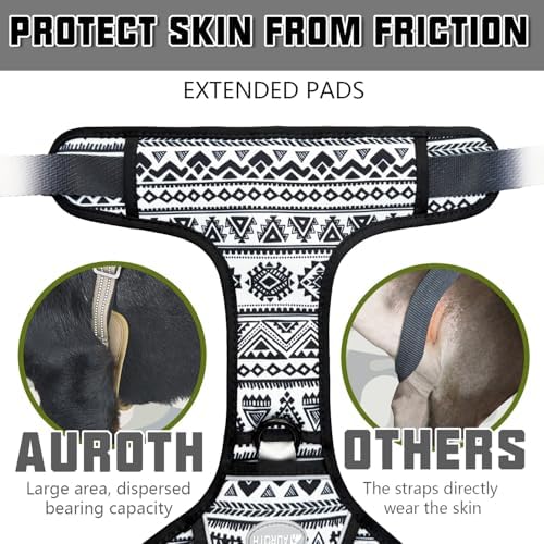 AUROTH Tactical Dog Harness Medium Sized Dog No Pull Adjustable Dog Vest - Image 4