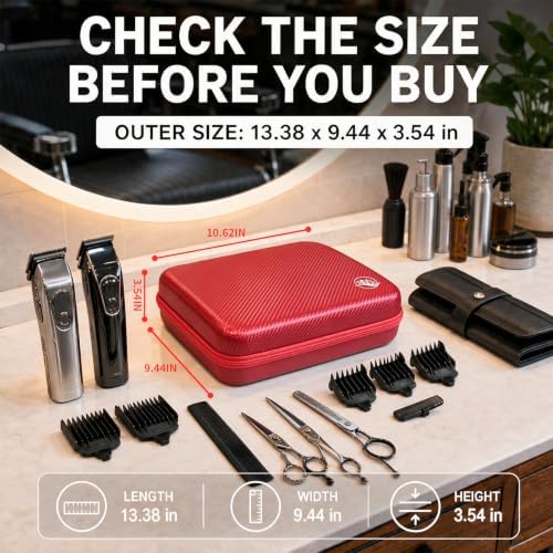 Boobowl Barber Accessories Bag for Clippers and Supplies, Hair Clipper Box - Image 6