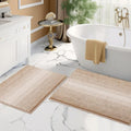 BSICPRO Bathroom Rugs Sets 2 Piece, Non Slip Boho Bath Mats by BSICPRO