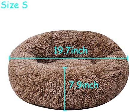 Cat Bed for Indoor Cats, Mini Plush Self Warming Kitten Bed, 20 Inch - Image 6