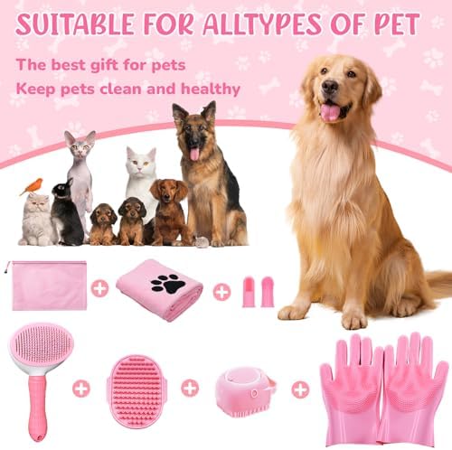 Dog Grooming Kit for Shedding – 8-Piece Pet Grooming Supplies - Image 7