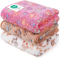 Luciphia Dog Blanket 3 Pack, Soft Cozy Fleece Throw by luciphia