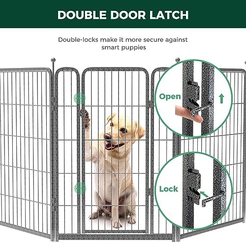 FXW Aster Dog Playpen Designed for Yard, 48 Panels - Image 5