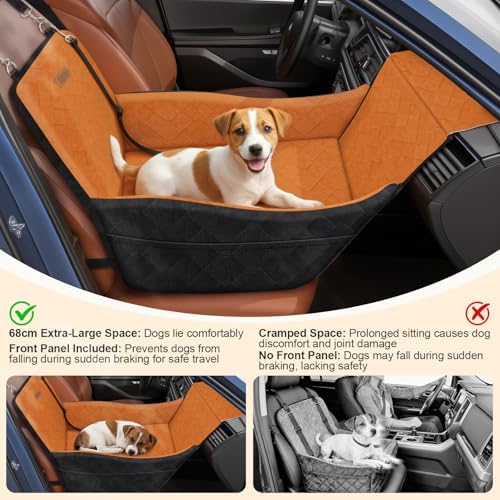 Elevated Dog Car Seat for Small and Medium Dogs Up to 35 lb - Image 2