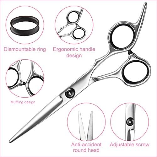 Hair Cutting Scissors Thinning Shears- Fcysy Professional Barber Sharp Hair - Image 4
