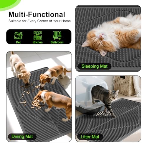 Mofason Rubber Large Cat Litter Mat - Image 6