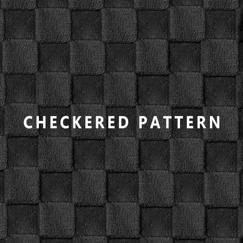 Patas Lague Orthopedic Large Dog Bed Washable Pet Crate Mat 56''X40'' Black - Image 5