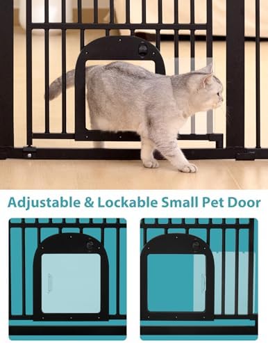 No Pawblems 55" Extra Tall Pet Gate - Image 3