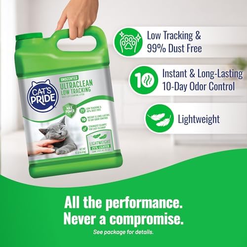 Cat's Pride UltraClean Low Tracking Powerful Clumping Litter Unscented 15lb - Image 4