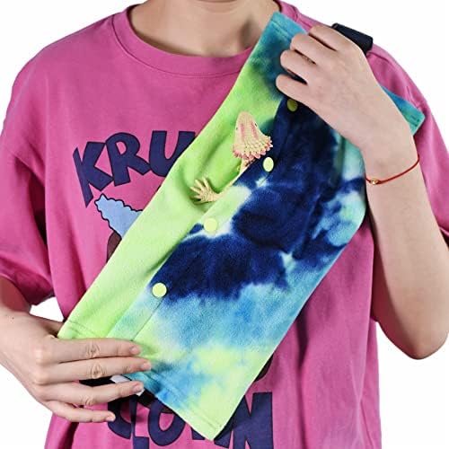 LIKZINWA Bearded Dragon Sling Carrier and Leash Harness, Small Animal Carrier - Image 7