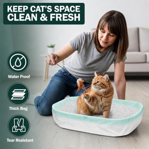 15 Count Extra Large Litter Box Liners, 46x19 Inches – Extra Thick - Image 4