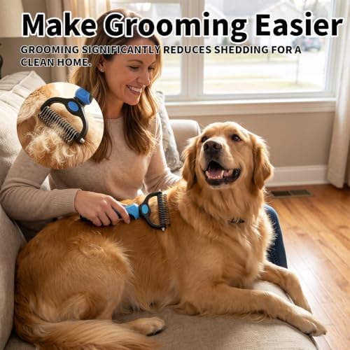 Dog Brush for Shedding Cat Brush Pet Hair Remover Comb Deshedding Dog Brush - Image 5