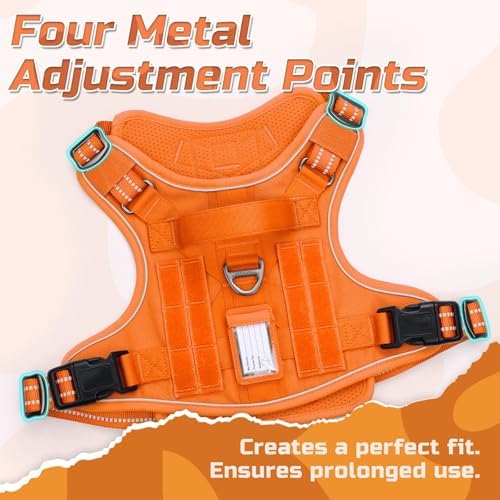 rabbitgoo Tactical Dog Harness for Medium, No Pull Military Service Vest - Image 5