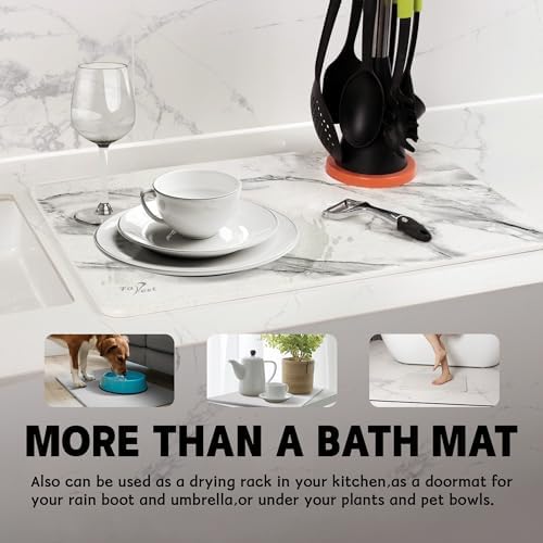 Stone Bath Mat Diatomaceous Earth Shower Mat - Image 6