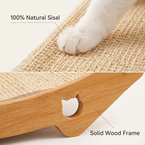 Cat Scratcher & Scratching Lounge, 3-in-1 Sisal Bed & Hammock - Image 4