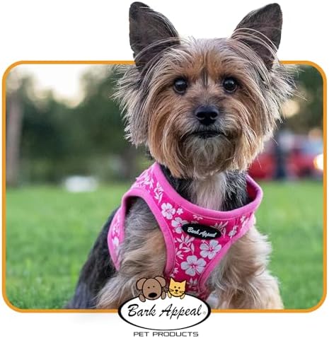 Bark Appeal Yellow Netted Step-in Dog Harness - Image 6