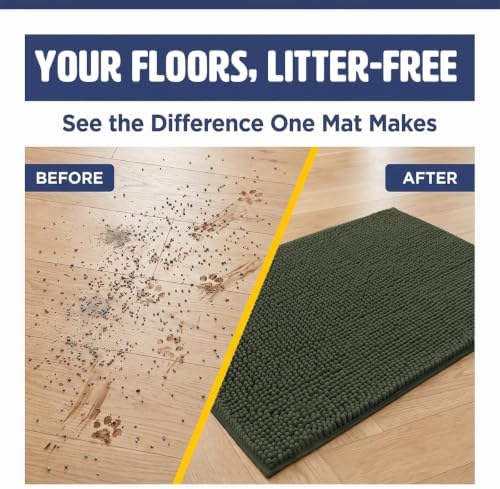 Muddy Mat® | XL Cat Litter Mat 48"x72", Litter Trapping Mat, Super Absorbent - Image 2
