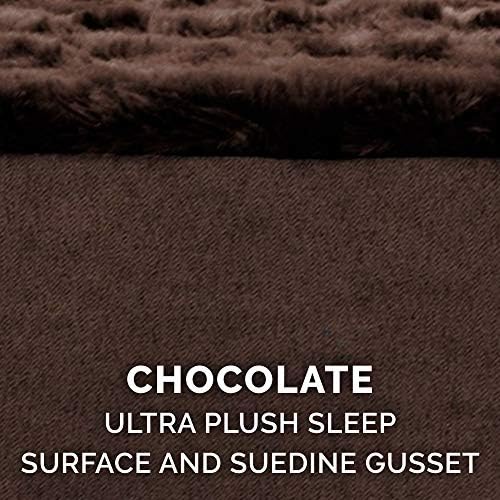 Furhaven Replacement Dog Bed Cover Ultra Plush Faux Fur & Suede Mattress - Image 4