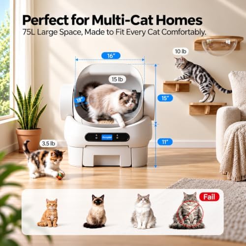 Automatic Litter Box Self Cleaning, Smart Cat Litter Box - Image 4