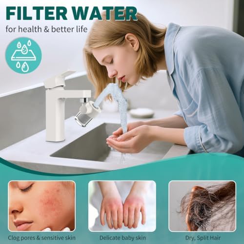 CECEFIN 720 Swivel Sink Faucet Water Filter NSF/ANSI/CAN 372 - Image 2