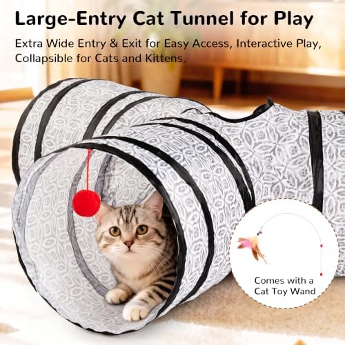 Tempcore Cat Tunnel, 3-Way Collapsible Toy - Image 3
