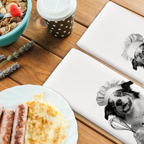 Dog Kitchen Towels Decor Set of 2 - Image 4