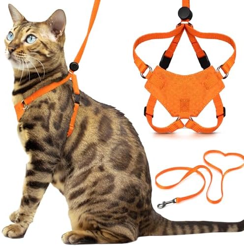 OutdoorBengal Houdini™ Escape Proof Cat Harness and Leash by OutdoorBengal