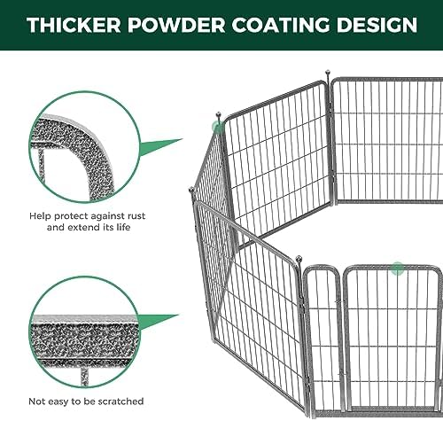 FXW Aster Dog Playpen Designed for Yard, 16 Panels - Image 4