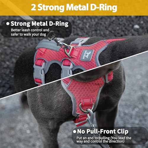 Huntboo No Escape Dog Harness, Escape Proof Harness, Fully Reflective Harness - Image 4