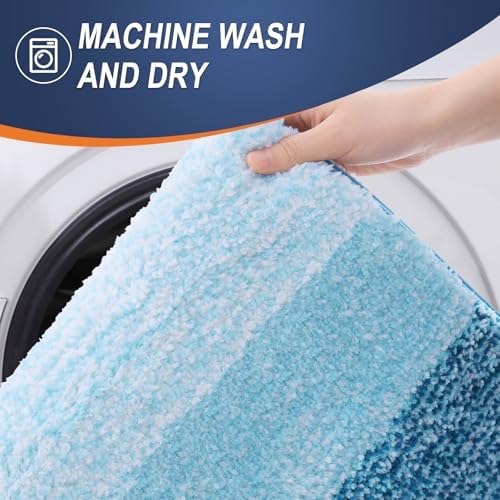 OLANLY Bathroom Runner Rug 45x27, Extra Soft Absorbent Microfiber Bath Rugs - Image 6