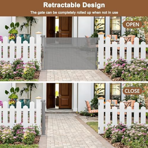 Weatherproof Outdoor Retractable Dog Gates - Image 4