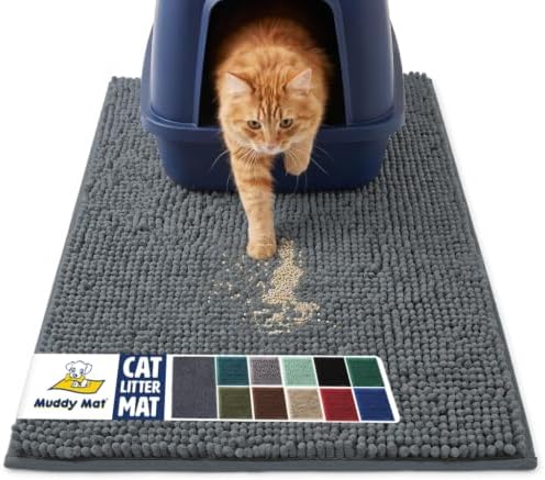 Muddy Mat® | XL Cat Litter Mat 48"x60", Litter Trapping Mat, Super Absorbent by MuddyMat%C2%AE