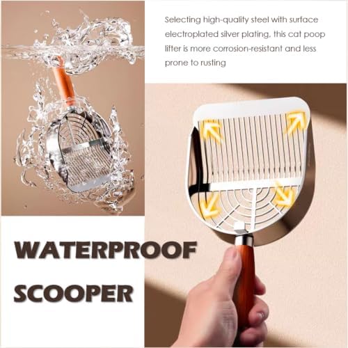 5 Pack Stainless Steel Cat Litter Scoop - Image 6